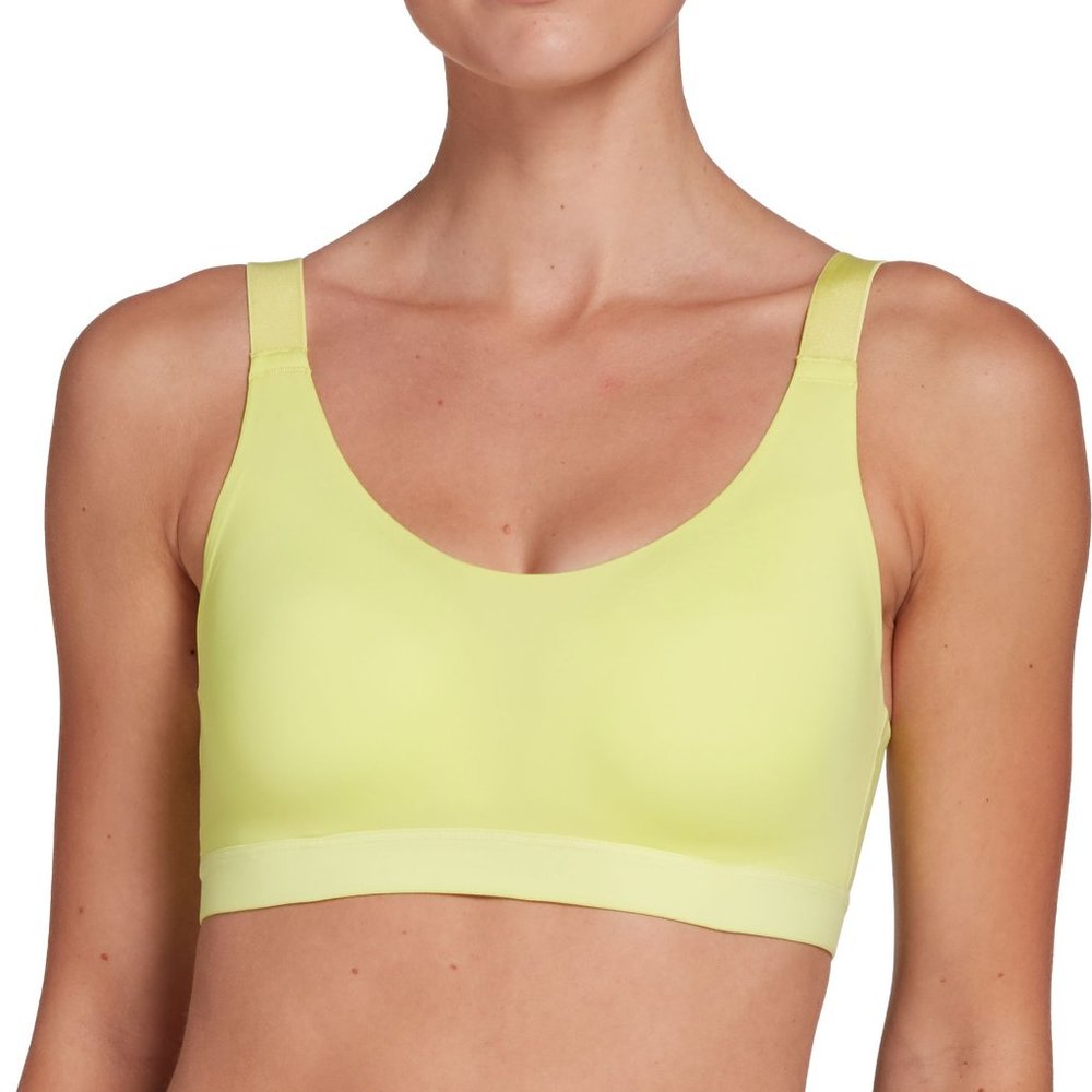 NWT (DEFECT) CALIA Womens Made To Move Sports Bra Top Size XS Lime $40 4HL297